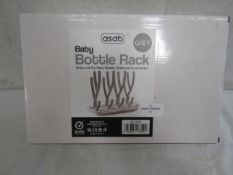 Asab - Grey Baby Bottle Rack - Boxed.