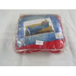 Super Soft & Comfy Red Sleeve Blanket 137x180cm - Packaged.