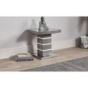 Rimini Lamp Table in Grey RRP 450 About the Product(s) Rimini Grey Table Lamp Create a stylish