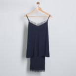 Soak & Sleep Soak & Sleep French Navy Modal Jersey With Lace X-Large Cami Set RRP 24About the