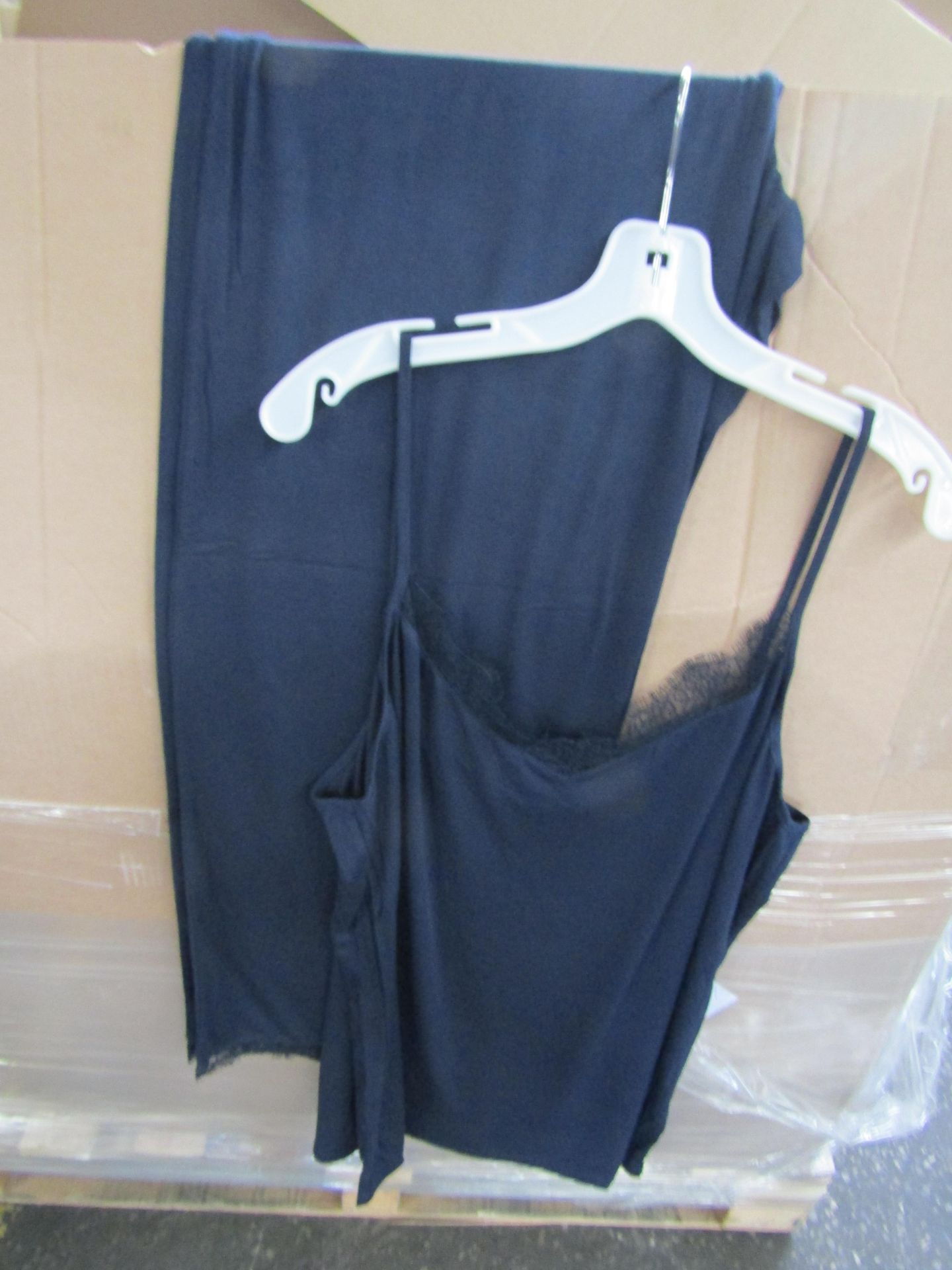 Soak & Sleep Soak & Sleep French Navy Modal Jersey With Lace X-Large Cami Set RRP 24About the - Image 2 of 2