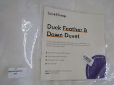 Soak & Sleep Duck Feather & Down Duvet - Emperor - 4.5tog RRP 265About the Product(s)Condition of