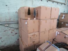 Pallet of unmanifested customer returns -small xmas trees, please note all items must be taken