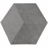 Fairly D040 Rebel Wool Hexagon Rug In Grey 100X120Cm RRP 55 About the Product(s) Range: FAIRLY