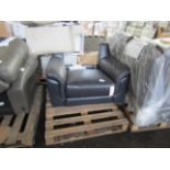 DFS Garrett Power Recliner Chair In Navy RRP 999About the Product(s) Height - 93 cmWidth - 108