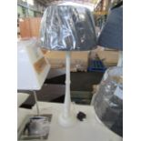 Denium Table Lamp Medium. Size: H31cm - Shade Size: H14 x D25cm - RRP ?70.00 - New. (DR833)