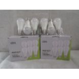 2X LEDYA - A60 E27 1055 Lumens Warm Light Bulbs - Pack of 6 - New & Boxed.