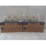 2X STANBOW - E27 400 Lumen LED Filament Light Bulbs - Pack of 10 - New & Boxed.