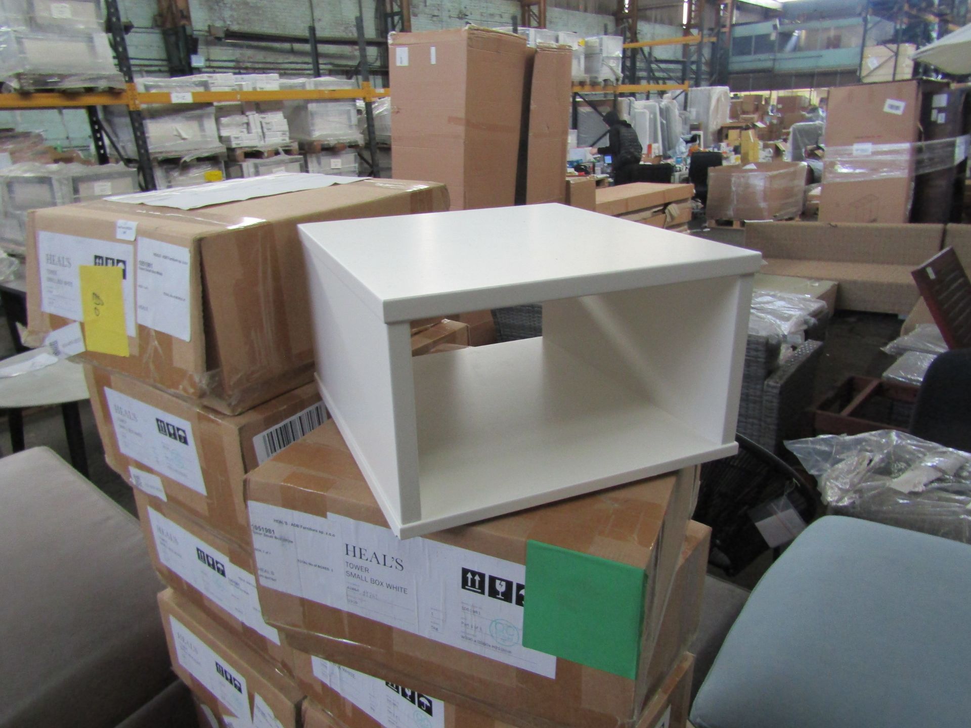 Heals Tower Small Box in White RRP 99Modern living demands flexibility, so it’s important that our