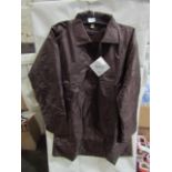 Rainmac Ladies Brown Padded Rain Coat, Size: 18 - Unused & Packaged.