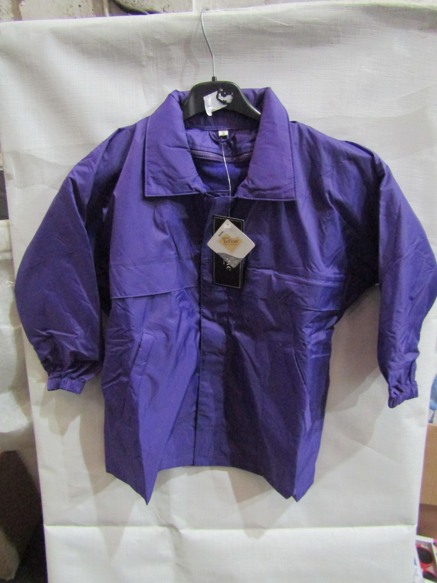 Rainmac Ladies Purple Padded Rain Coat, Size: 10 - Unused & Packaged.