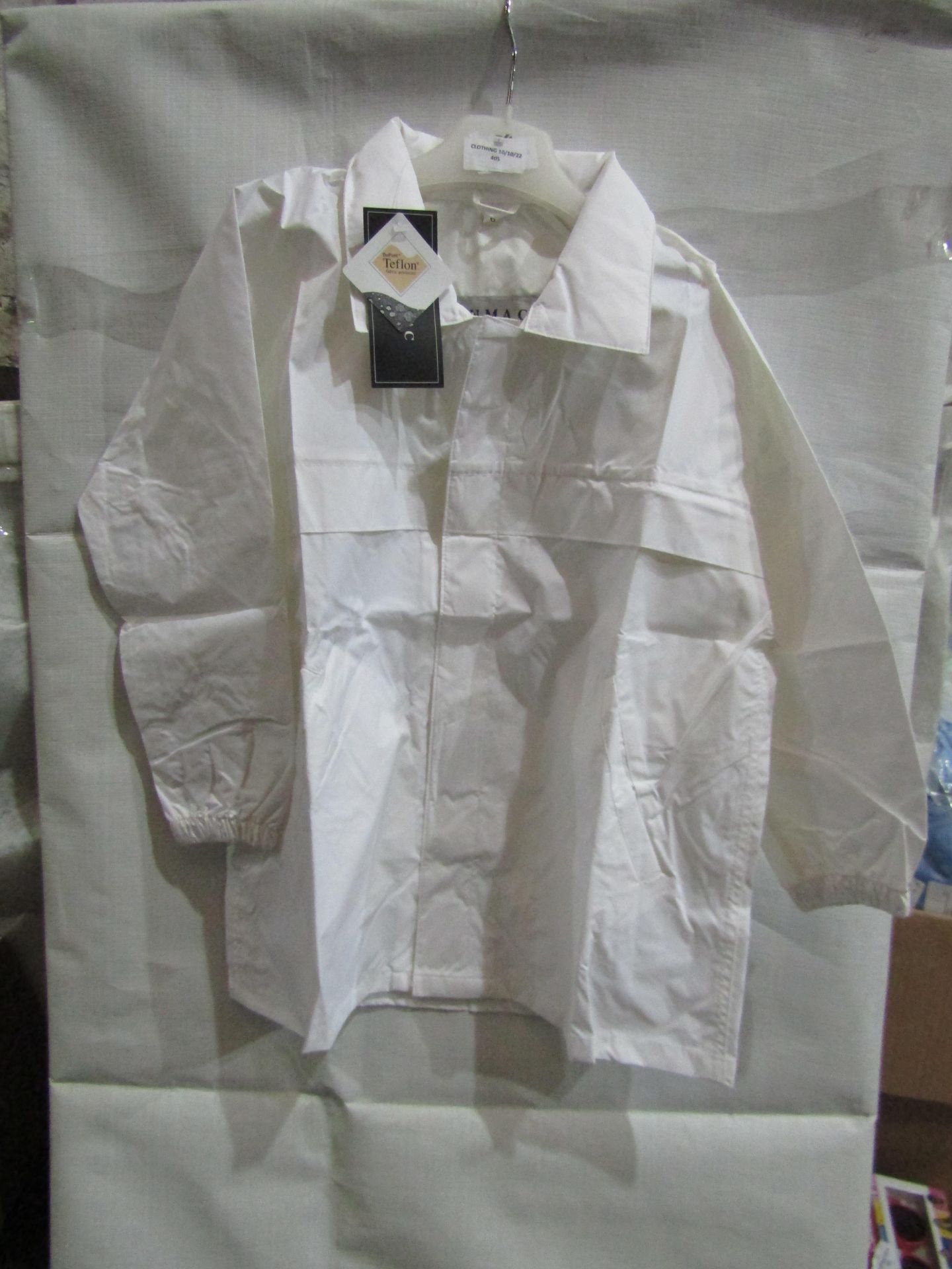 Rainmac Childrens White Thin Rain Coat, Size: 6 - Unused & Packaged.