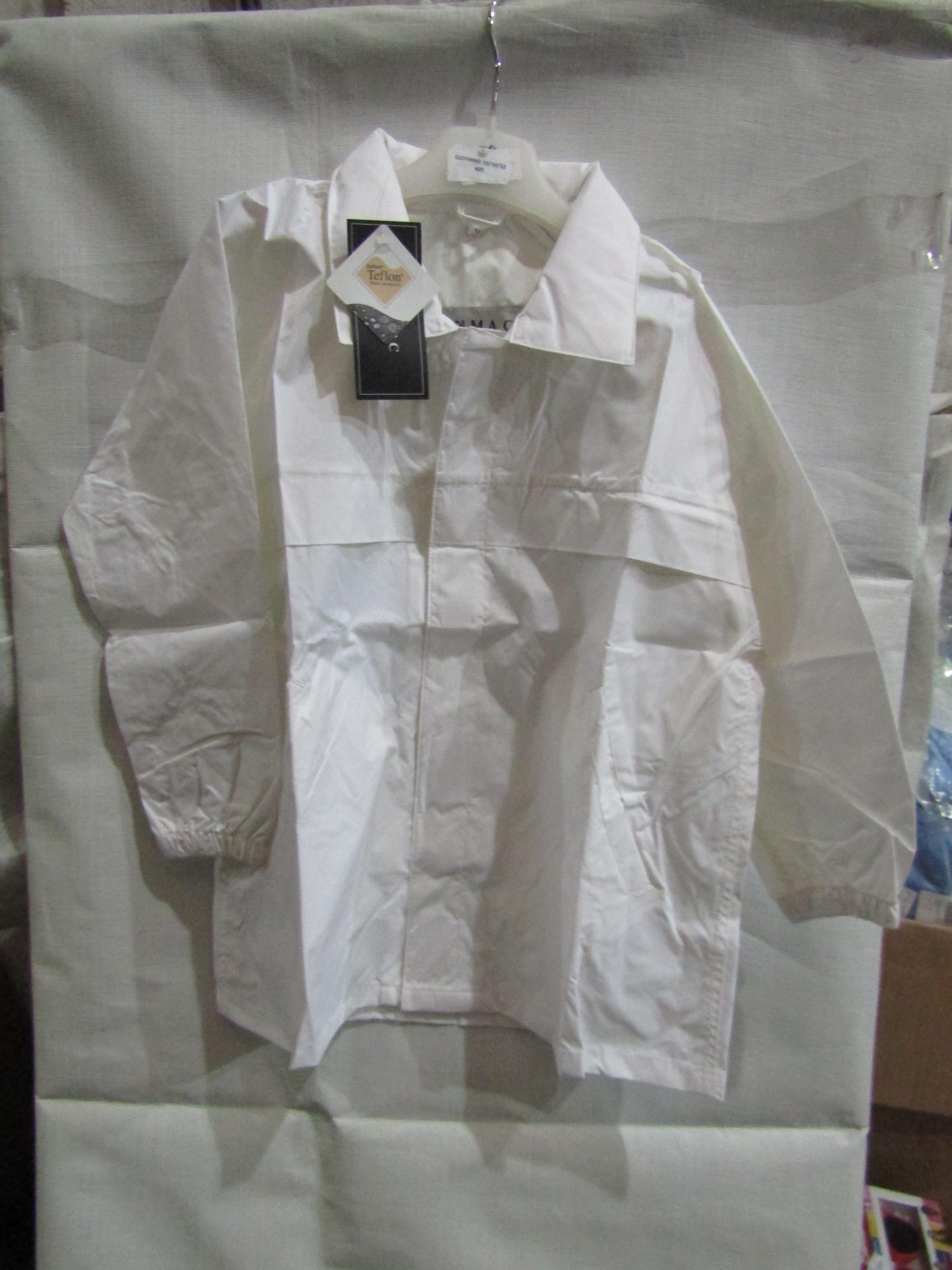 Rainmac Childrens White Thin Rain Coat, Size: 6 - Unused & Packaged.