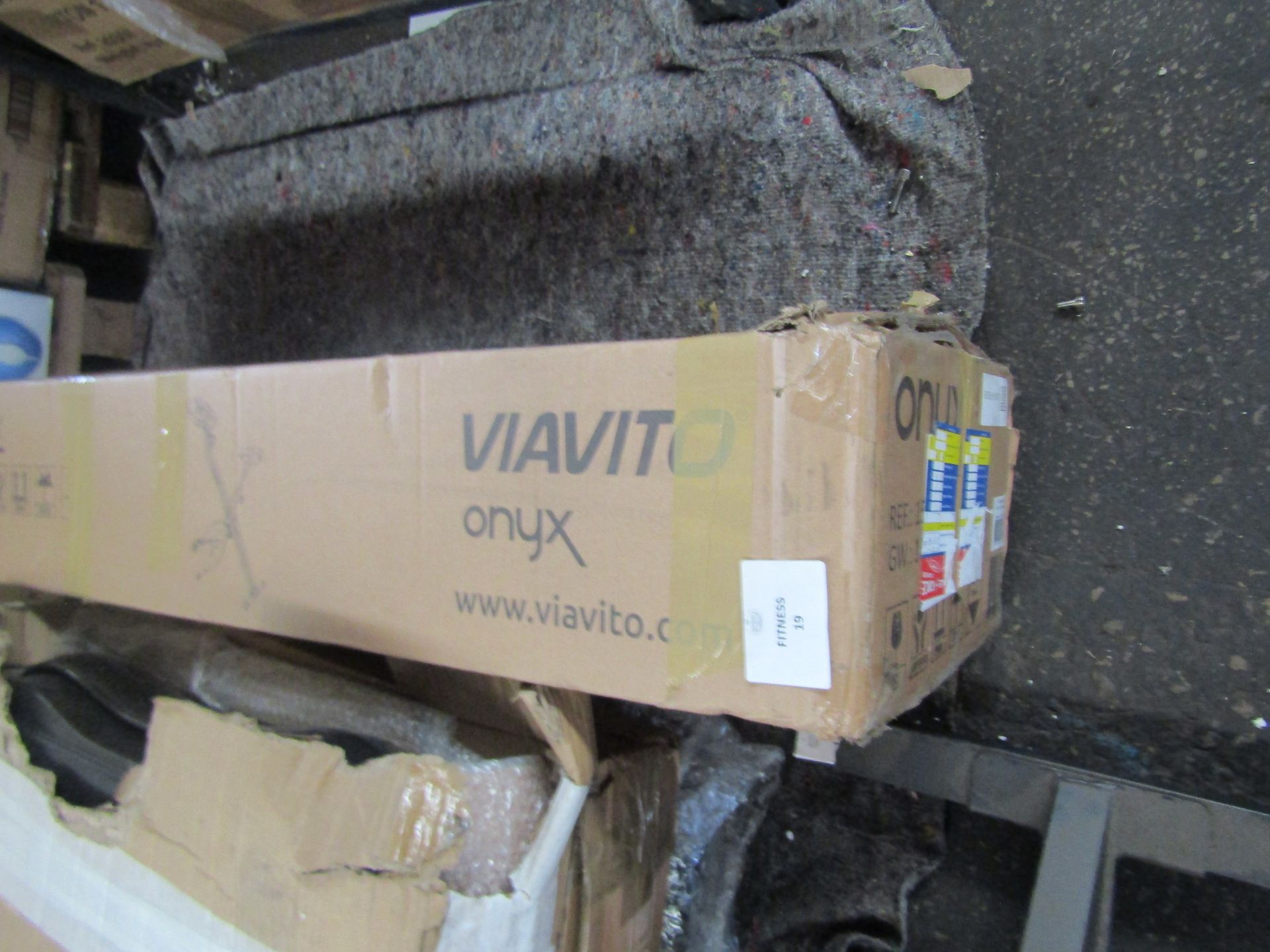 Sweatband ViaVito Onyx Folding Exercise Bike RRP £99.99, unchecked and boxed
