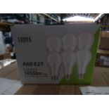 2x Boxes of 6 Ledya A60 E27 13w warm white light bulbs, new