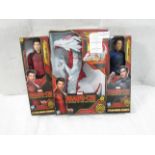 2x Boxes of 4 Marvel - Shang-Chi & The Legend of The Ten Rings Action Figures ( 2x RED / 2X BLUE ) -