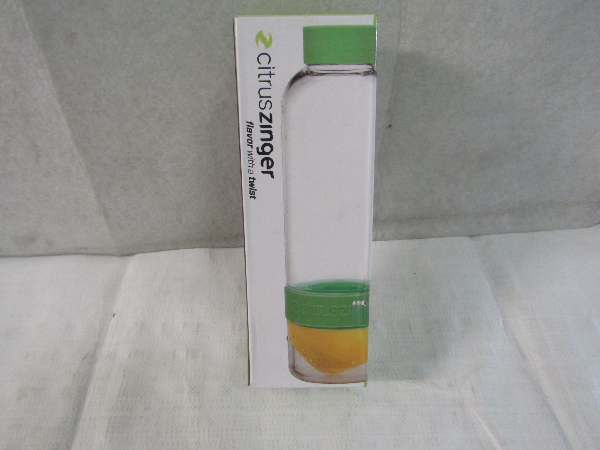 5x CitrusZinger - Infuser Water Bottles ( GREEN ) - New.