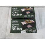 2X Asab - Automatic Card Shuffler With Deck of Cards - Boxed.