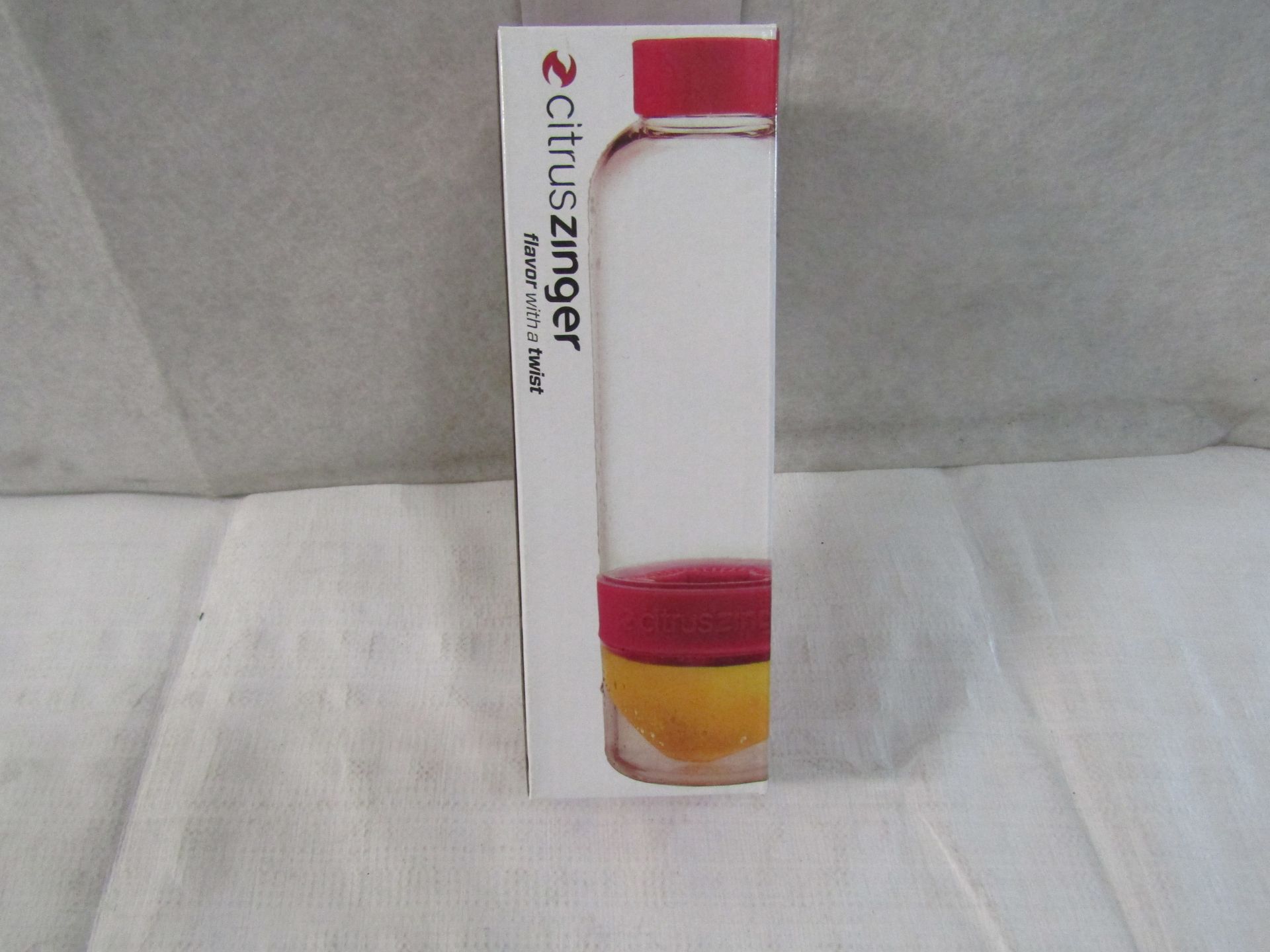 5x CitrusZinger - Infuser Water Bottles ( RED ) - New.