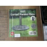 Asab - Bronze 9KG Garden Parasol Base - Boxed.