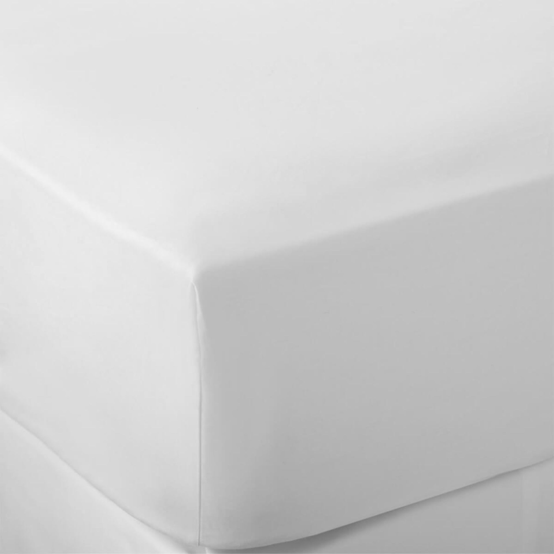 Soak & Sleep Soak & Sleep White 600TC Egyptian Cotton Small Double 30cm Fitted Sheet RRP 32