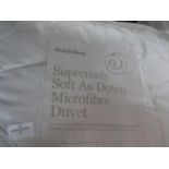 Soak & Sleep Soak & Sleep 9 Tog Soft As Down Microfibre Superking Duvet RRP 78 Enjoy the luxurious