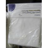 Soak & Sleep White 600TC Egyptian Cotton Double Duvet Cover RRP 85