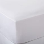 Soak & Sleep Soak & Sleep White 400TC Egyptian Cotton Double 30cm Fitted Sheet RRP 38 A Soak & Sleep