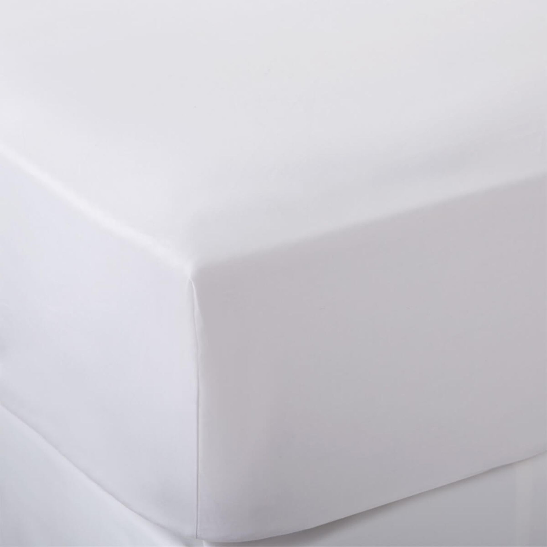 Soak & Sleep Soak & Sleep White 400TC Egyptian Cotton Double 30cm Fitted Sheet RRP 38 A Soak & Sleep