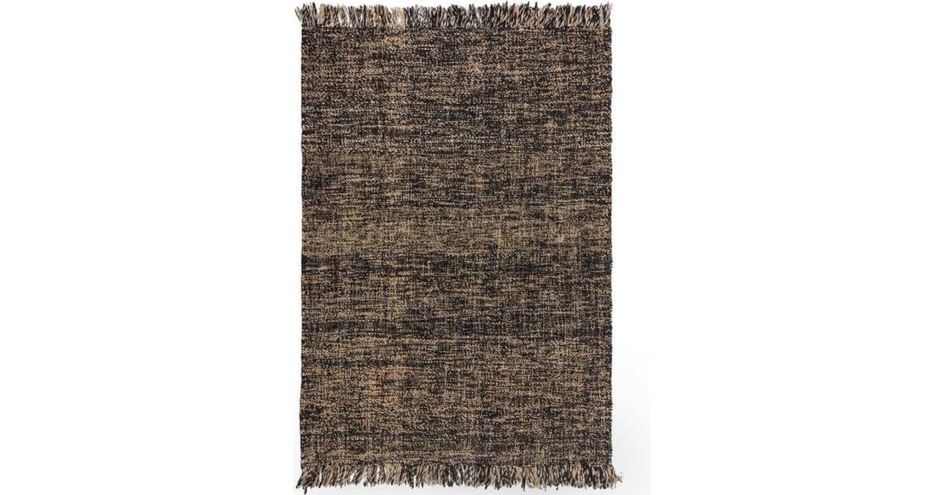 Idris Jute Wool Rug Idris Black/Natural Rectangle 160X230cm RRP 265About the Product(s)Idris Jute - Image 2 of 3