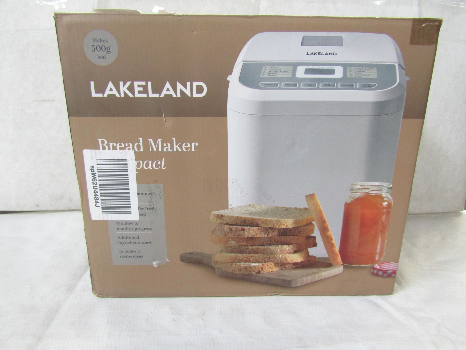 Lakeland White Compact 1lb Daily Loaf Bread Maker RRP 80About the Product(s)There's nothing like the