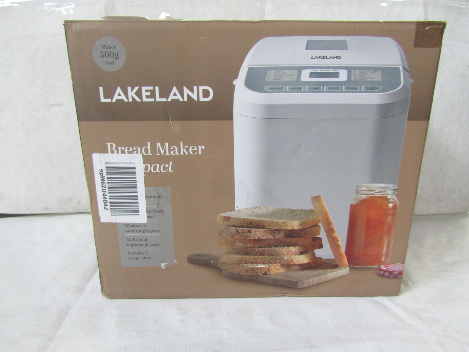 Lakeland White Compact 1lb Daily Loaf Bread Maker RRP 80About the Product(s)There's nothing like the