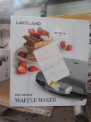 Lakeland No Mess Electric Waffle Maker RRP 60If you and your family can think of no better treat