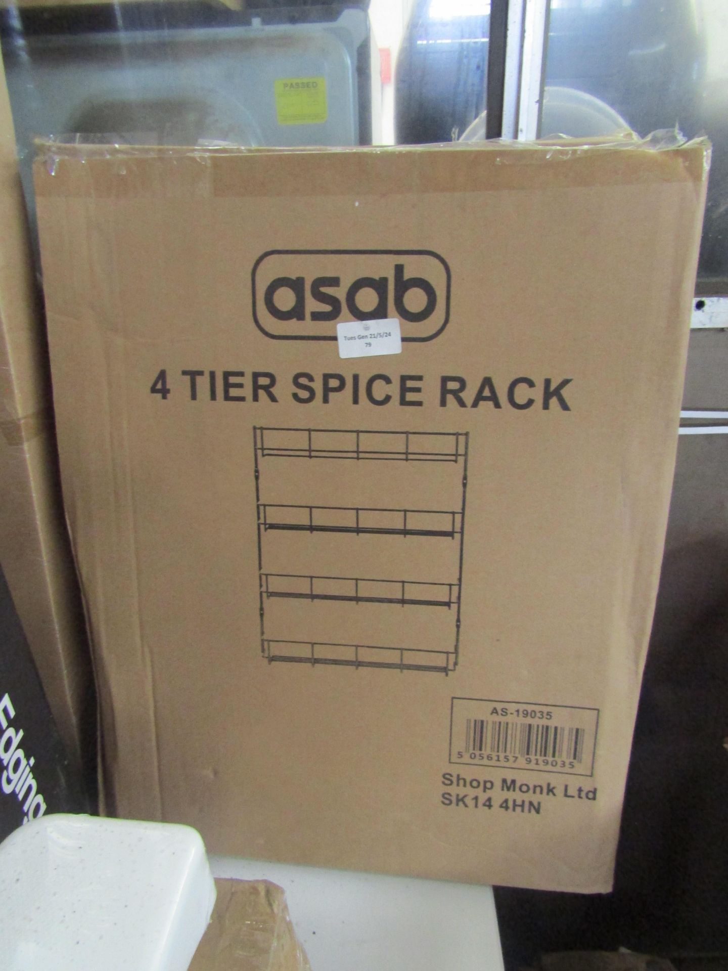 Asab - 4-Tier Spice Rack - Boxed.