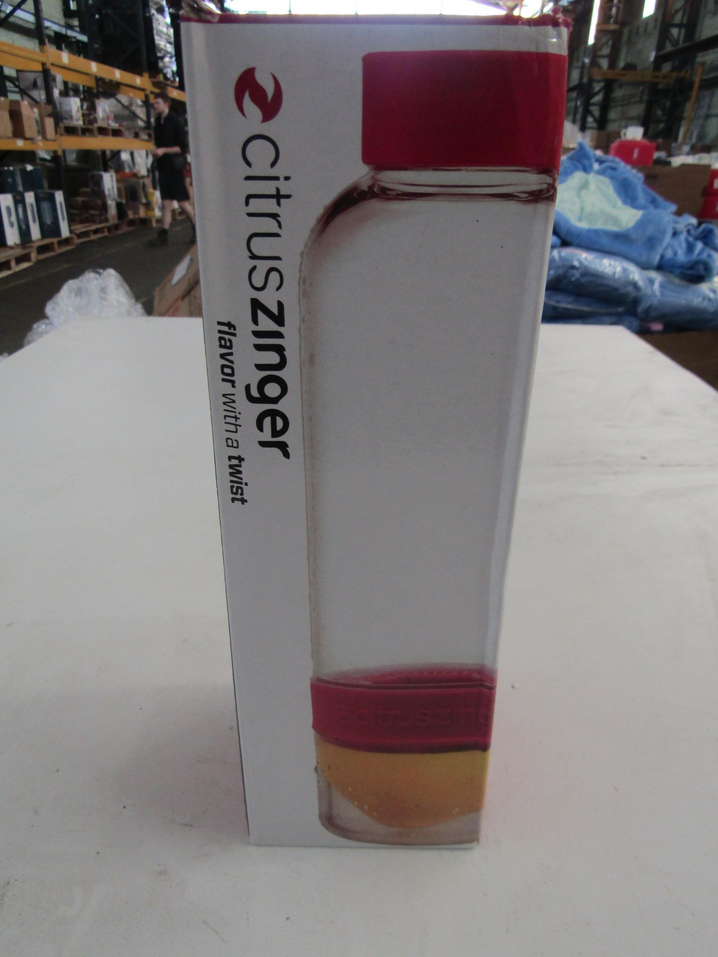 5x CitrusZinger - Infuser Water Bottles ( RED ) - New.