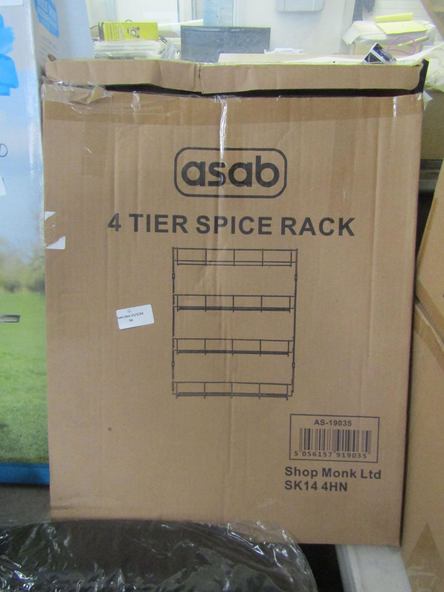 2x Asab - 4-Tier Spice Rack - Boxed.