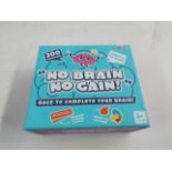 6x GamesRoom - "No Brain No Gain! " Game - New & Boxed.
