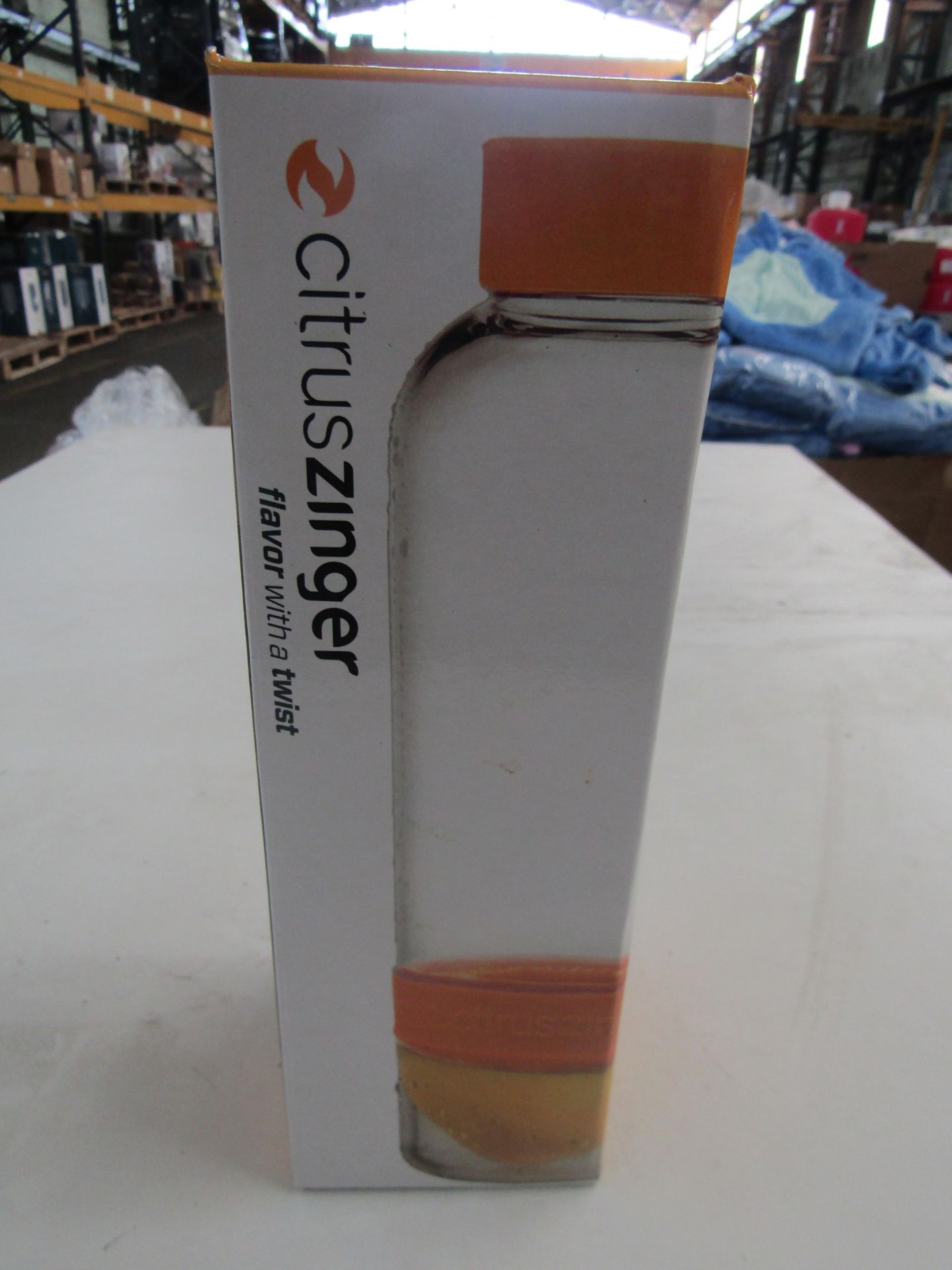 5x CitrusZinger - Infuser Water Bottles ( ORANGE ) - New.