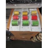 Box Of 12x GiftMaker - 3-Piece Sequin Ribbon Set - New.