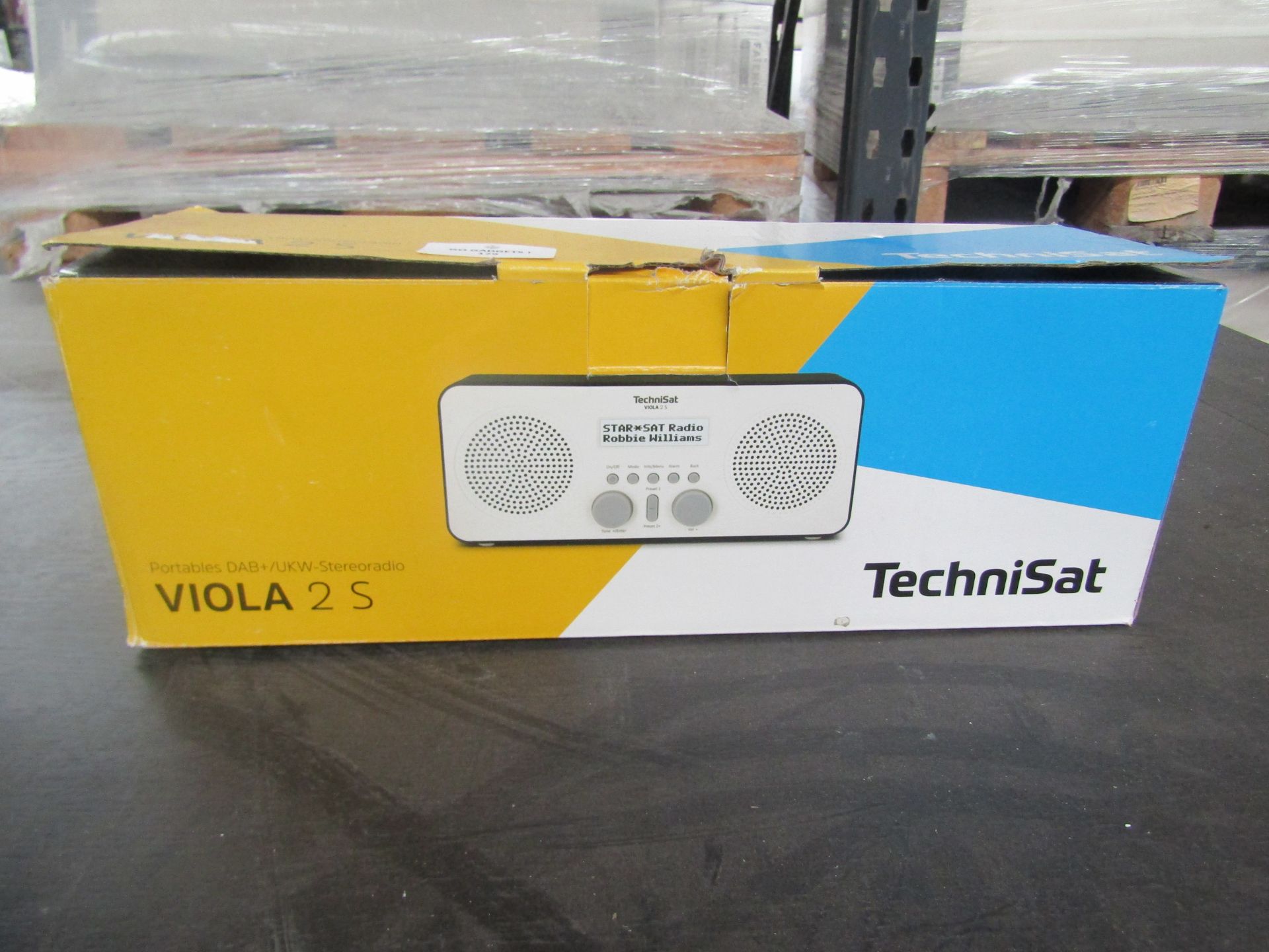 Techniset Viola 2 s Portable Dab Stereo Radio, Unchecked & Boxed.