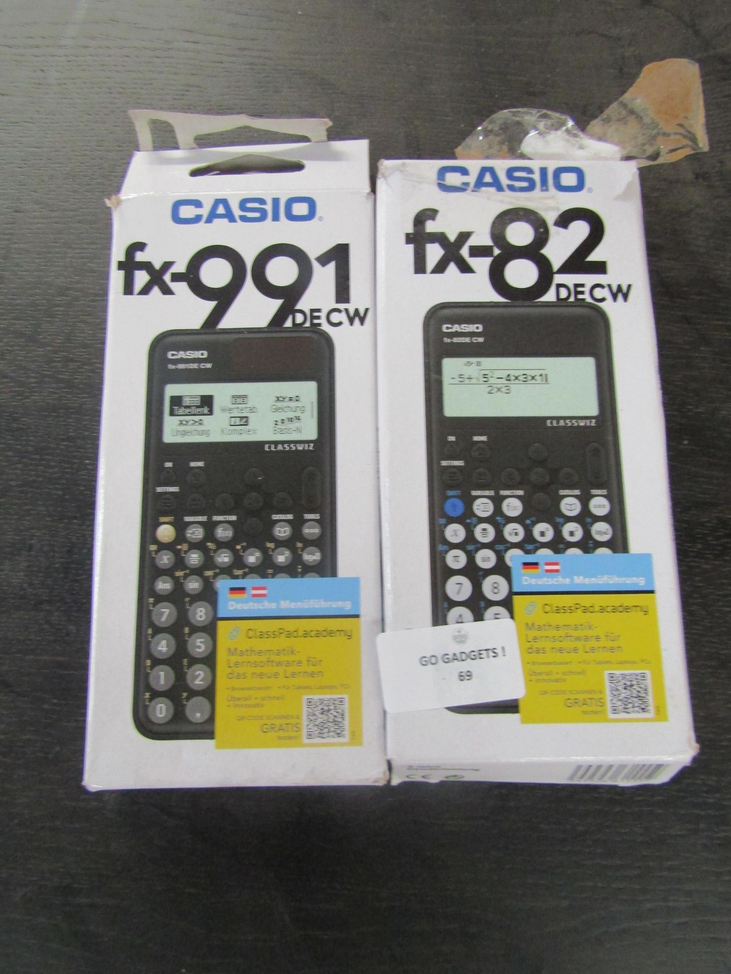 Casio FX-991DECW ClassWiz Technical Scientific Calculator, German version - Both Unchecked &