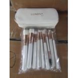 10x Lumina Lux 12 piece Brush set and carry case - New & Packaged.