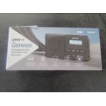 Groove Geneva Rechargeable DAB & FM Radio With Bluetooth - Unchecked & Boxed.