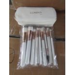 10x Lumina Lux 12 piece Brush set and carry case - New & Packaged.
