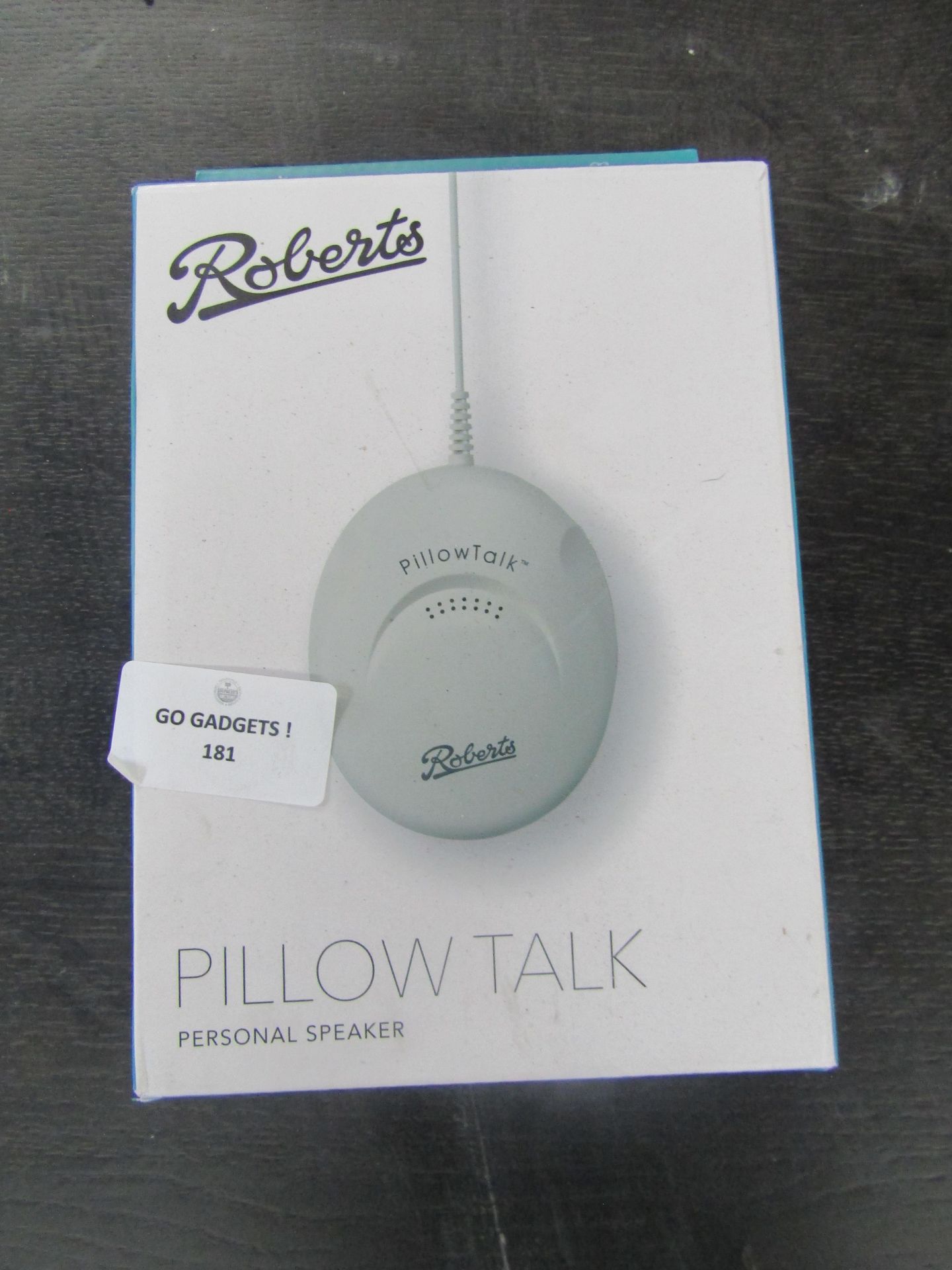 Roberts Pillow Talk Personal Speaker, Unchecked & Boxed.