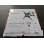 Full Motion Swing Arm TV Mount, Unchecked & Boxed.