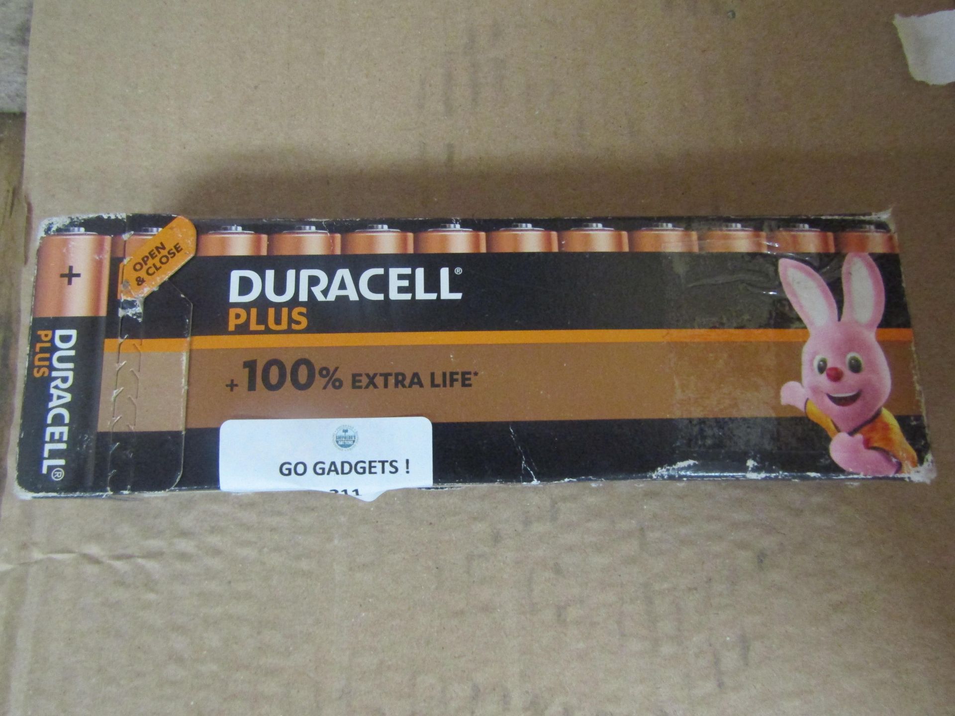 24x AA Duracell Batteries, Unchecked & Boxed.