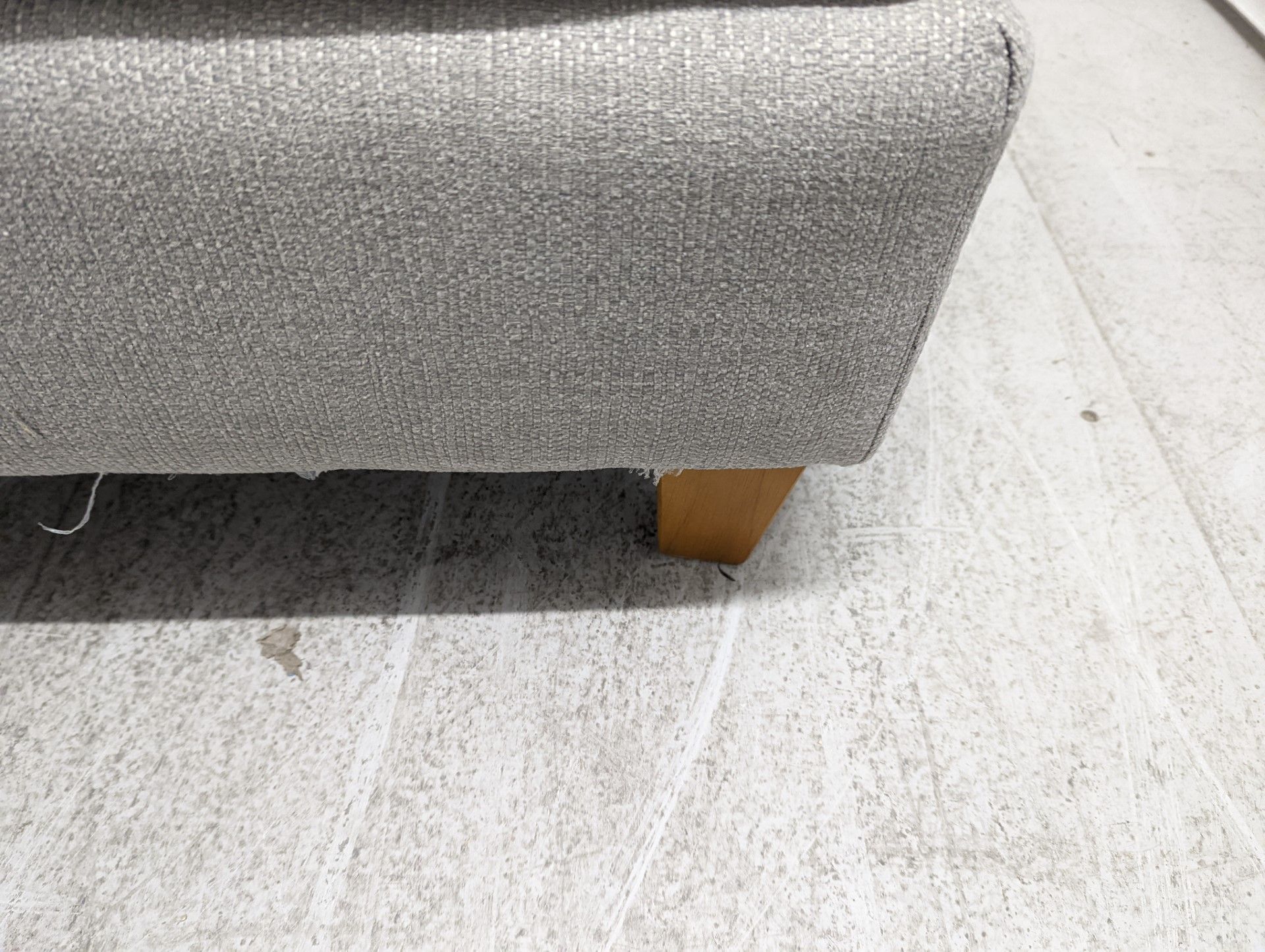 Theo Chaise Footstool Lisbon Grey All Over Leb03 Oak Effect - Foam RRP 480 About the Product(s) - Image 2 of 3