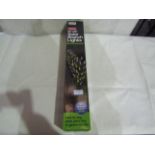 Asab 3 Pack 60 LED Solar Branch Lights, Multi-Coloured - Unchecked & Boxed.