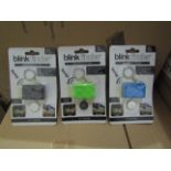 Box Of 48x Blink Finder " Never Loose Your Keys Again " With LED Torch Function, Assorted Colour: